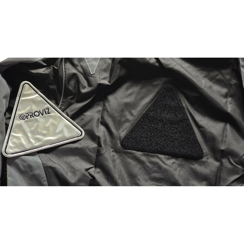 Proviz Nightrider Cycling Jacket Womens Size 8 Running Reflective Black Gray - Picture 7 of 12